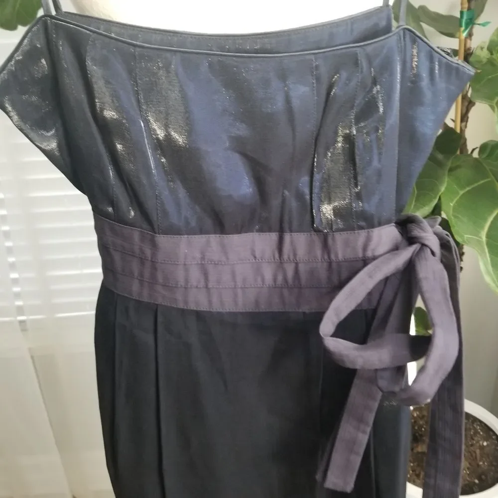 Bcbgirls black metallic formal dress size medium